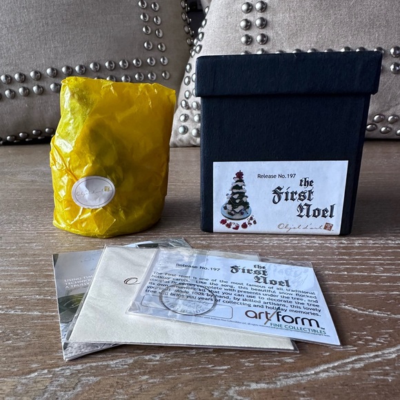 Art Form Object D’Art Trinket Boxes Lot of 4 Holiday Theme NIB Sealed in Tissue - Picture 8 of 10